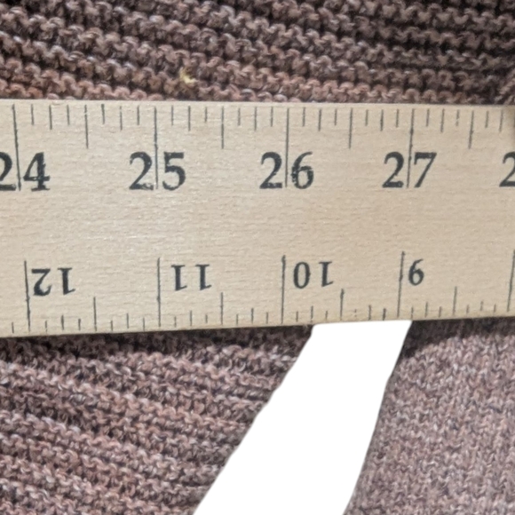 Prana Women's Cloud Blush Deep V Back Coronet Sweater Travel Slouchy (M) - Picture 7 of 8